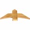 Ekena Millwork Bellingham Rough Sawn Timber Gable Bracket, Western Red Cedar, 36"W x 16"H x 2"D x 6"F, 11/12 Pitch GBW036X16X0206BEL00RWR - alternate 3